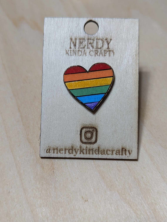 Pride Heart Pin