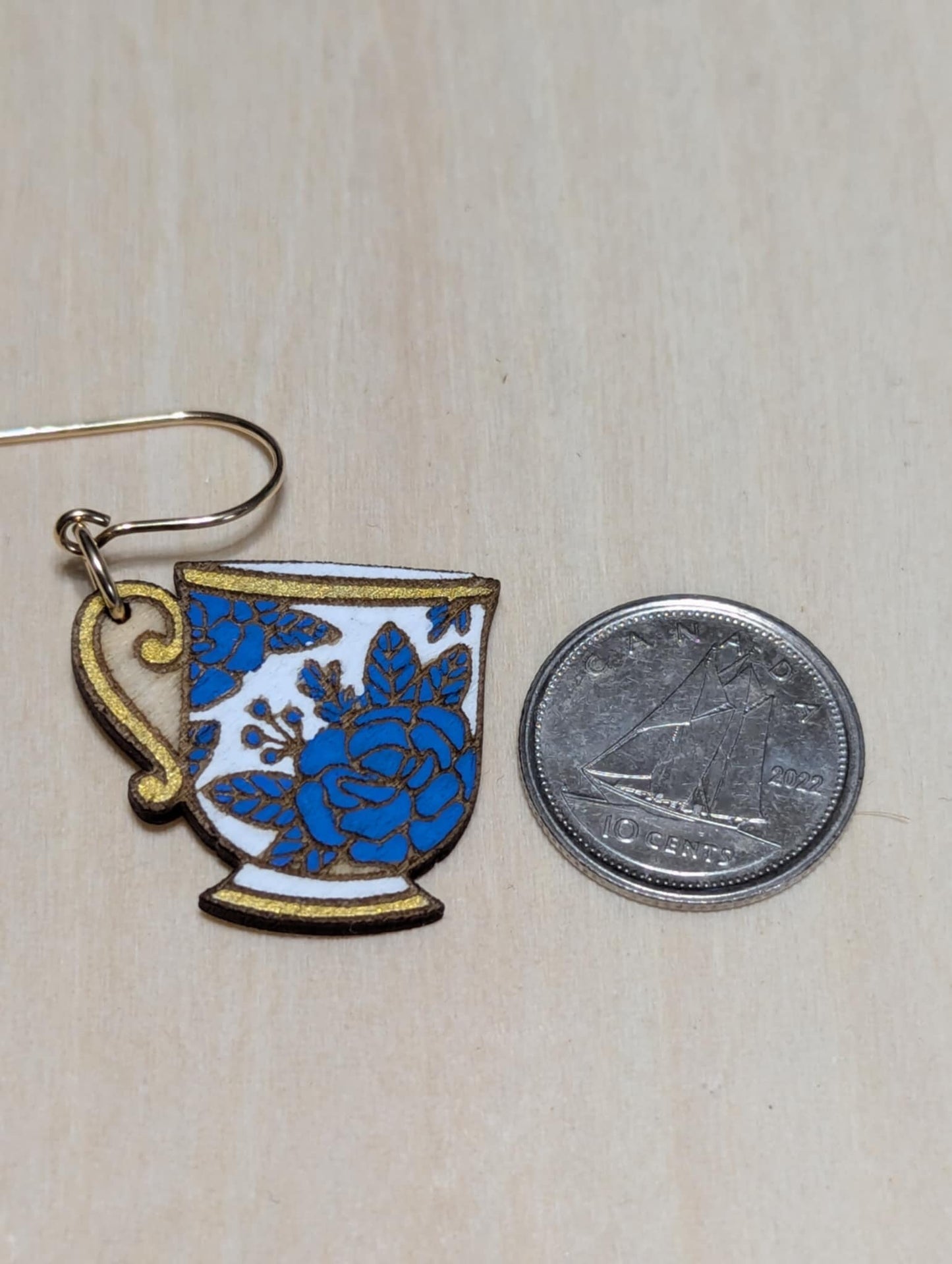 Tea Kettle and Cup Dangles