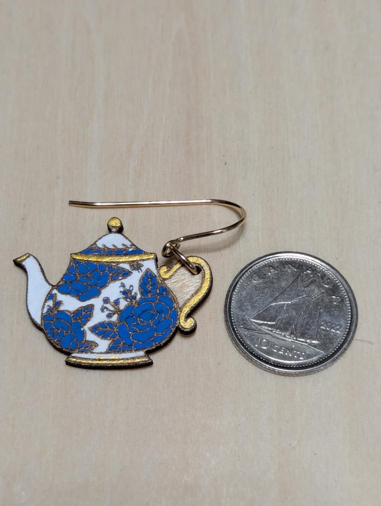 Tea Kettle and Cup Dangles