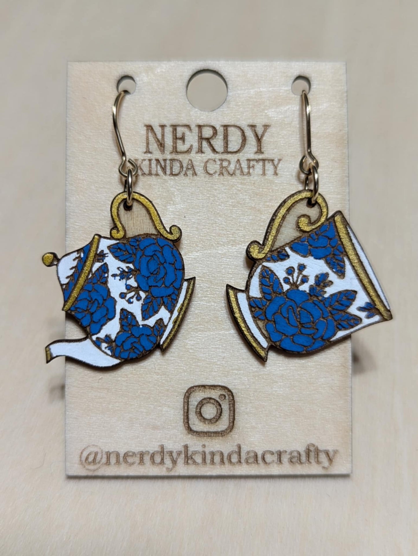 Tea Kettle and Cup Dangles