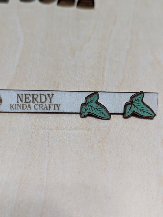 Fantasy Leaf Studs