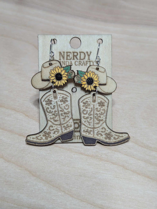 Cowgirl Boot and Hat Dangles