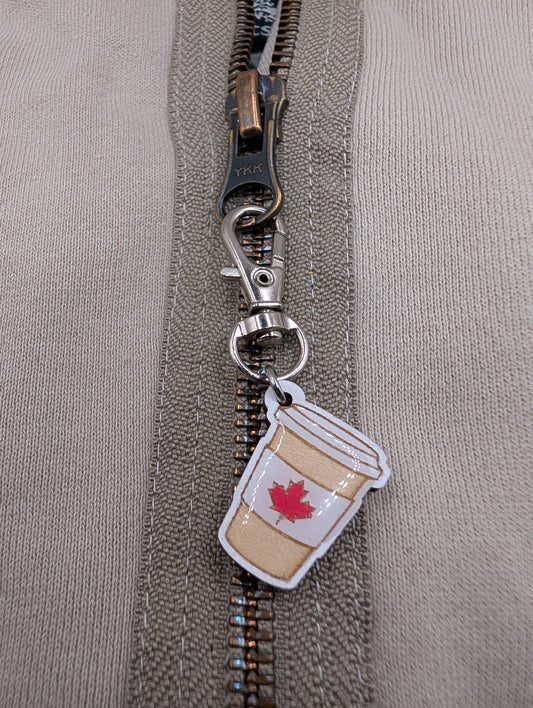 Canada Coffee Zipper Pull