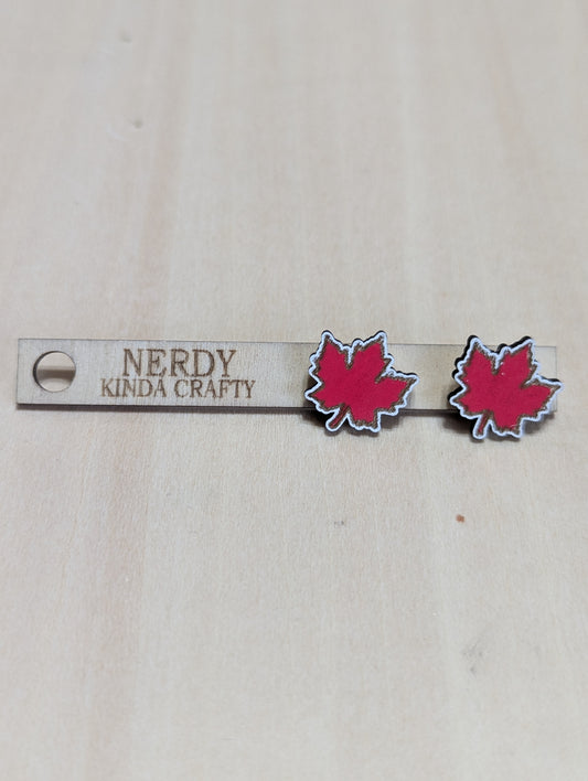 Canada Leaf Studs