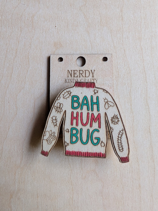 Bah Hum Bug Ugly Sweater Magnet