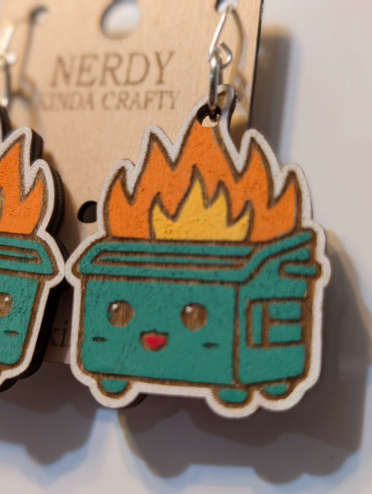 Dumpster Fire Dangles