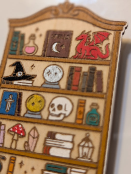 Fantasy Bookshelf Magnet