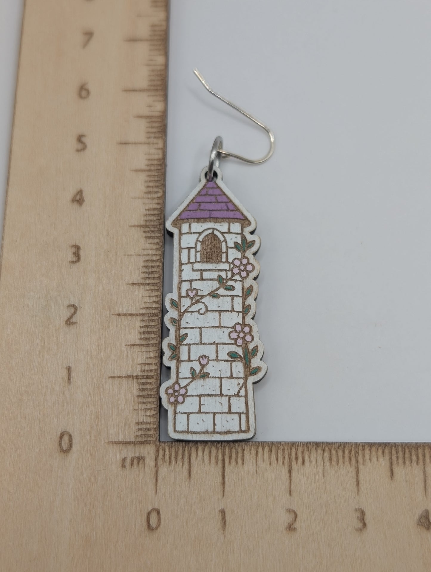 Purple Fantasy Tower Dangles