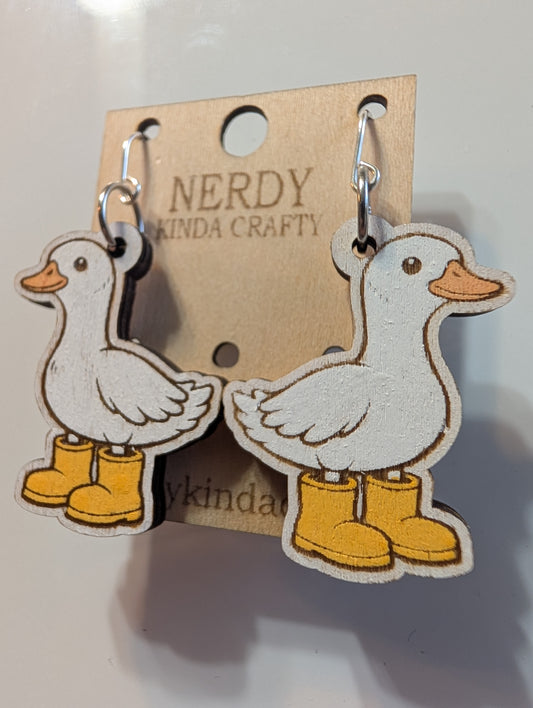 Wellies Goose Dangles