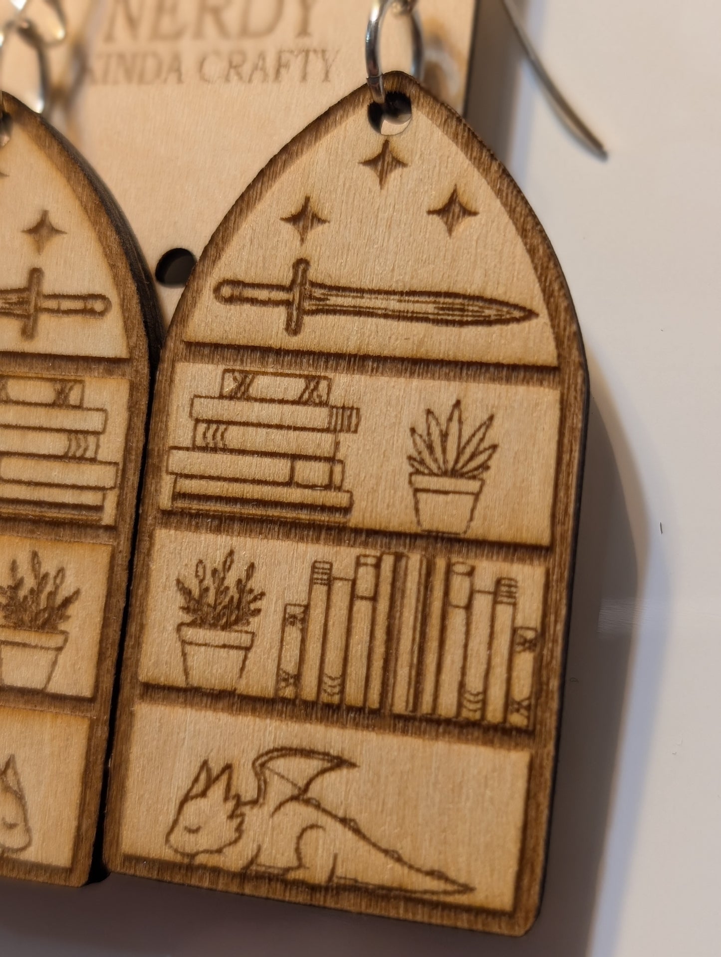 Fantasy Bookshelf Dangles