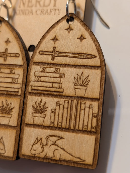 Fantasy Bookshelf Dangles