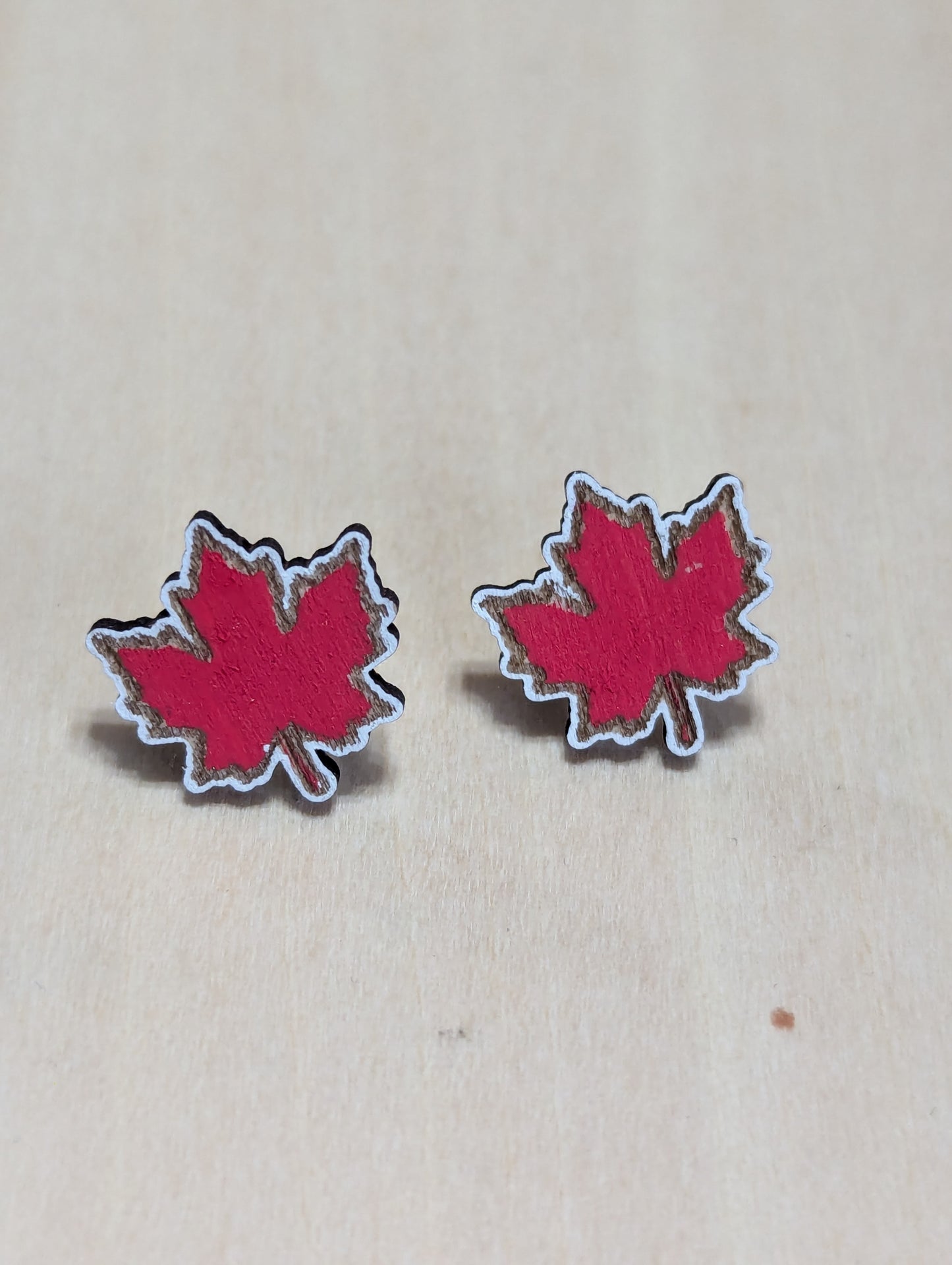 Canada Leaf Studs