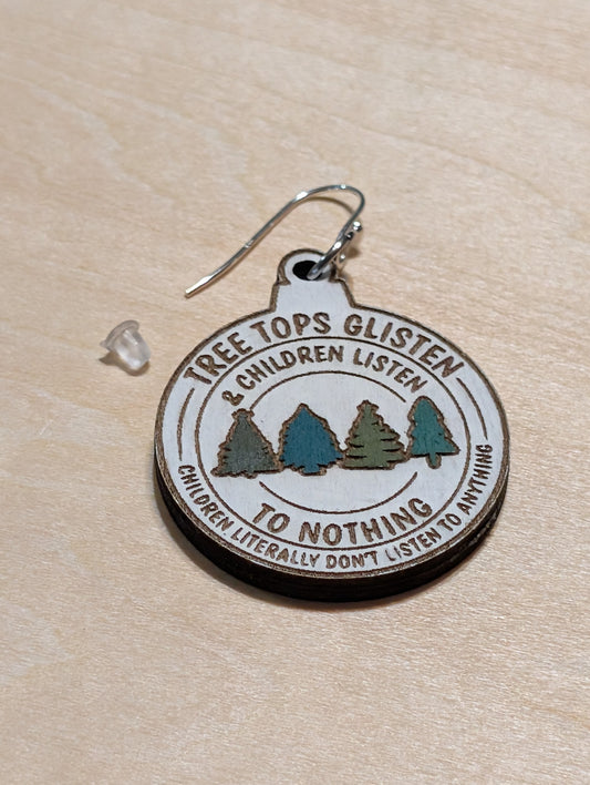 Tree Tops Glisten Dangles