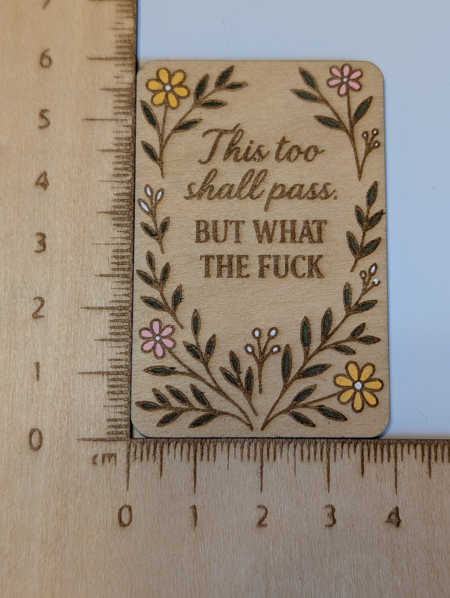 This too shall pass, but what the fuck magnet.