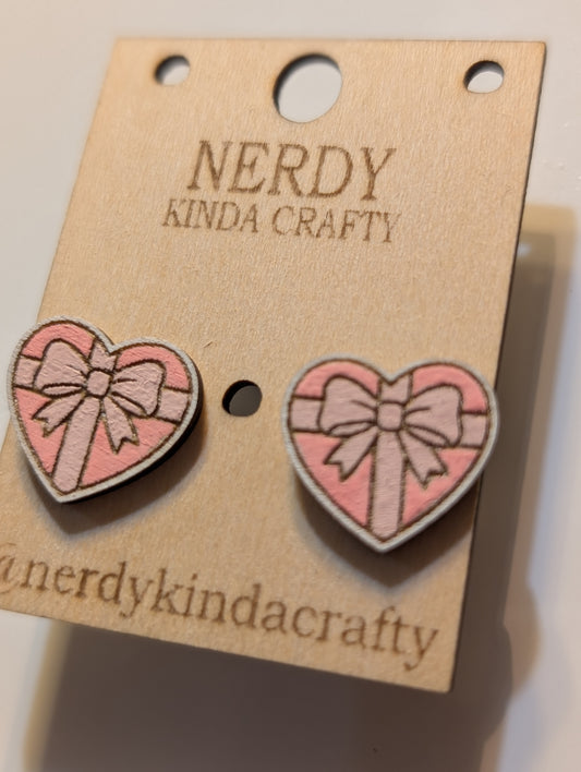Valentine Heart Studs
