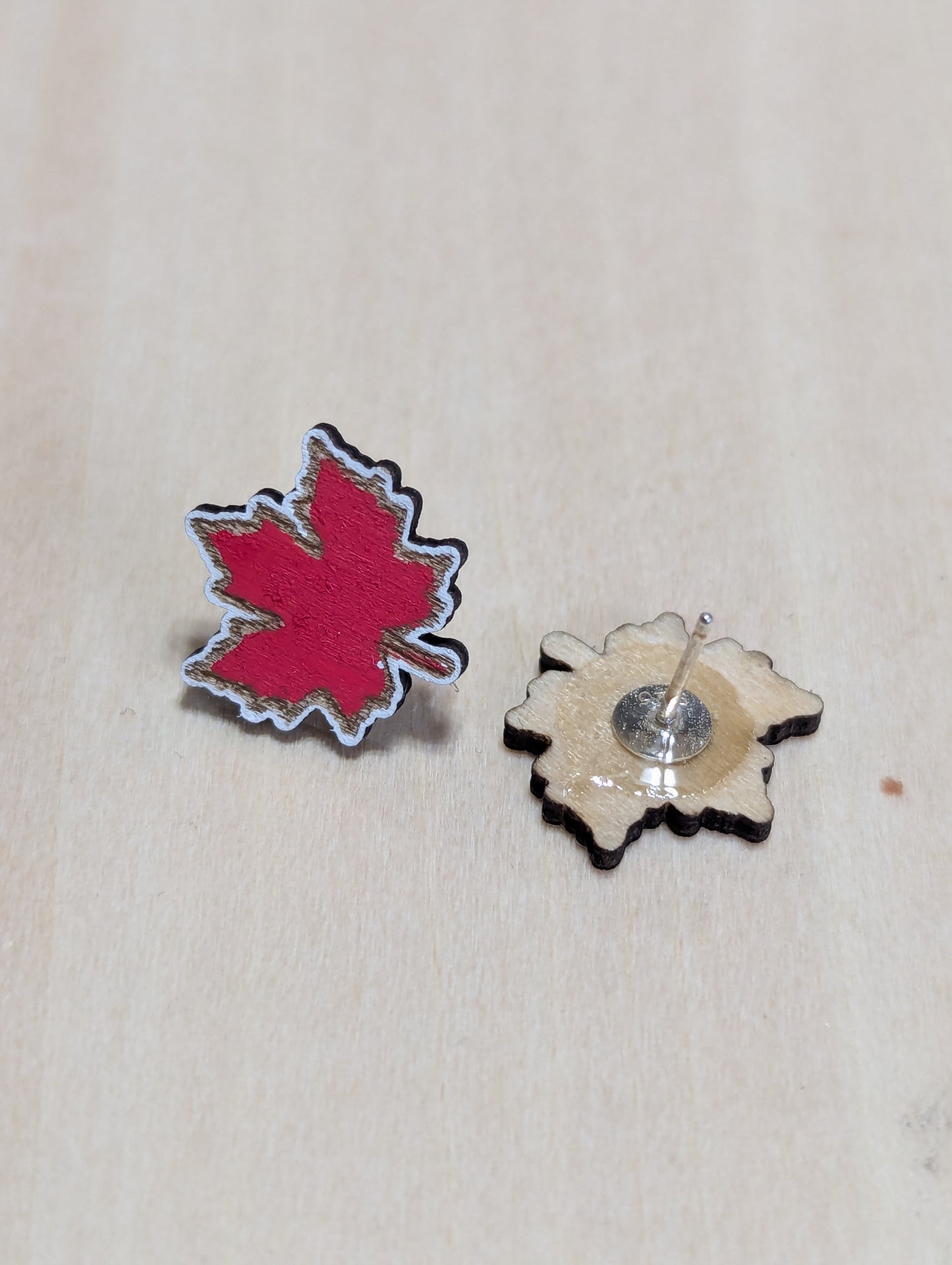 Canada Leaf Studs