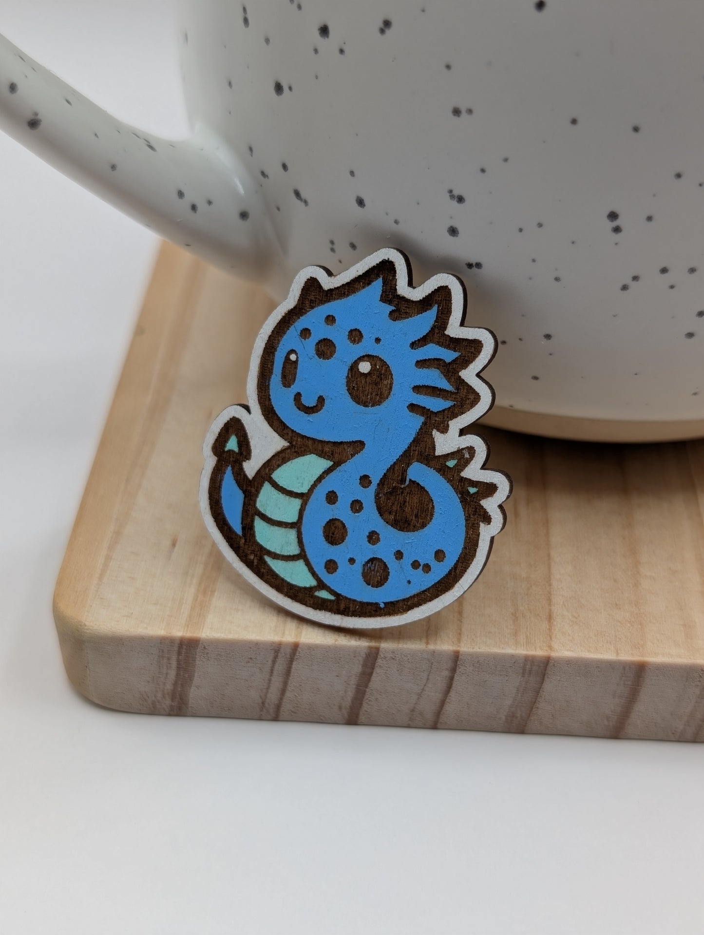 Broche Dragon Bleu