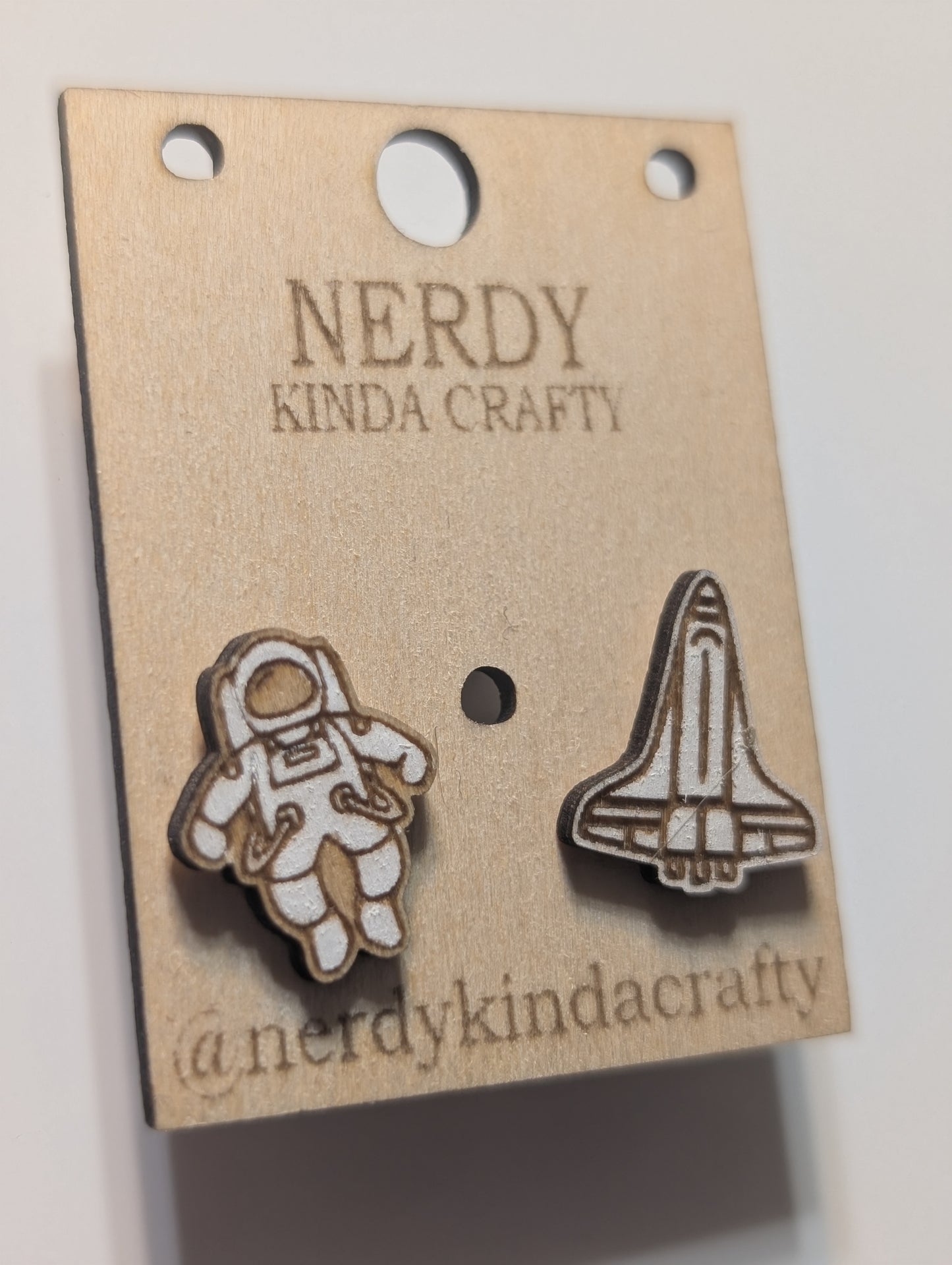 Astronaut and Shuttle Studs