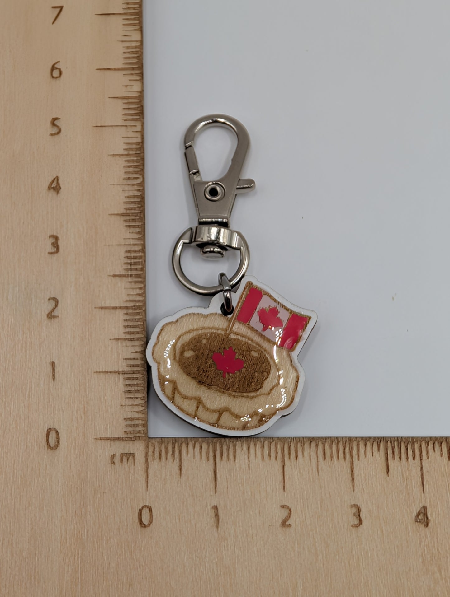 Butter Tart Zipper Pull