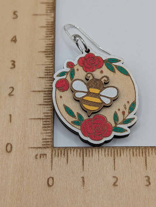 Layered Bee Dangles