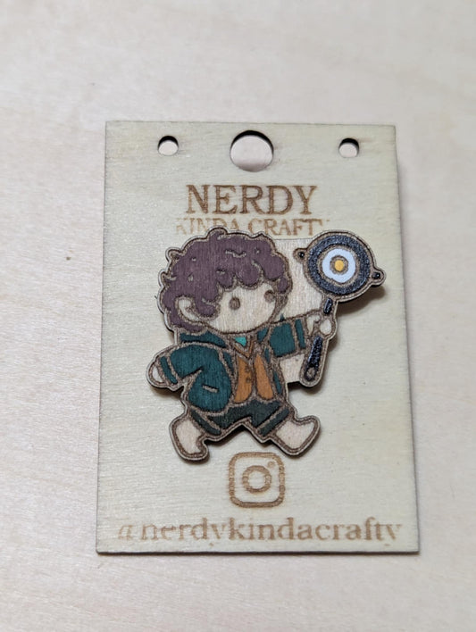Little Adventure Breakfast Man Pin