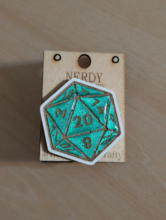 D20 Dice PIN