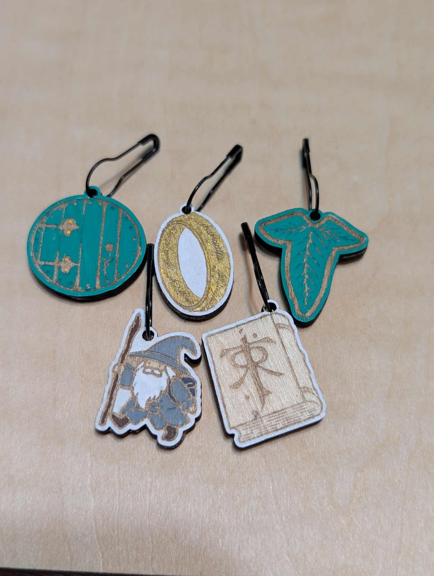 LOTR Stitch Markers
