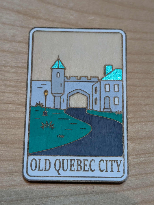 Old Quebec City Magnet