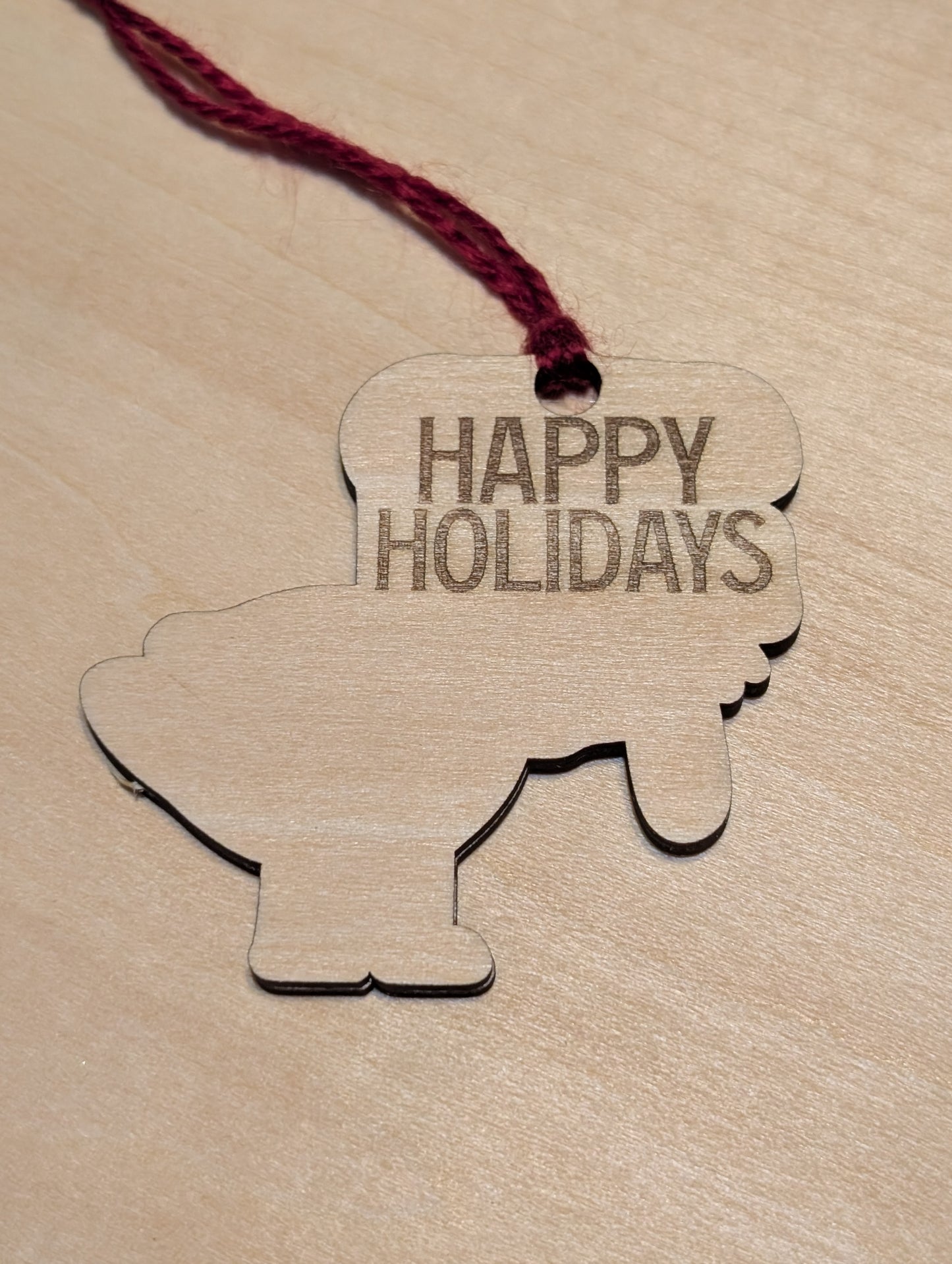 Candy Cane Goose Ornament