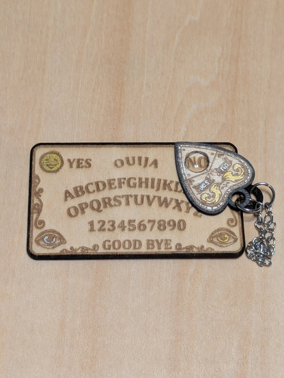 Ouija Magnet with Planchette chain