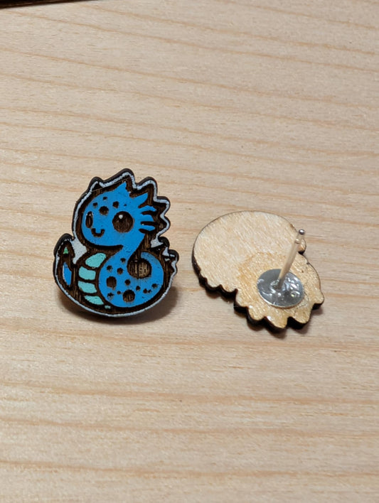Blue Dragon Studs