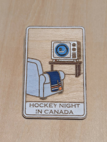 Vintage Hockey Night in Canada Magnet - 1952 - 1998
