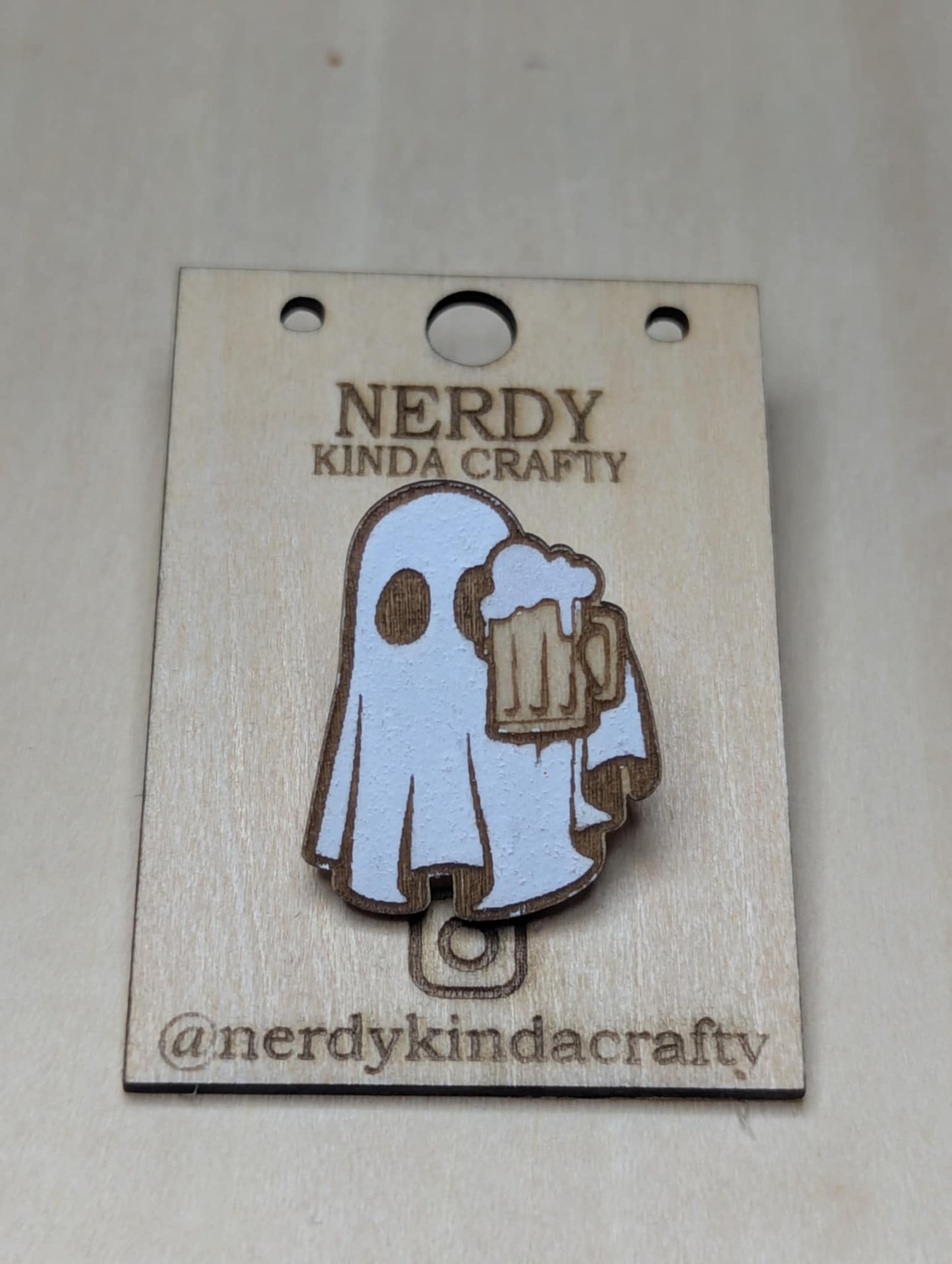 Beer Ghost Pin