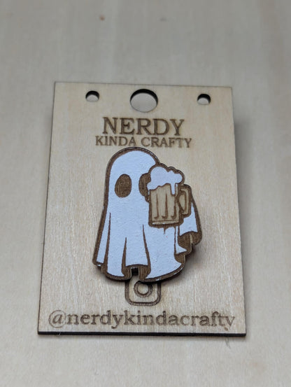 Beer Ghost Pin