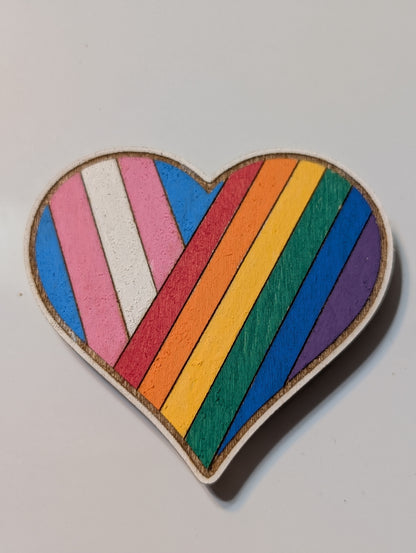 Pride Heart Magnet