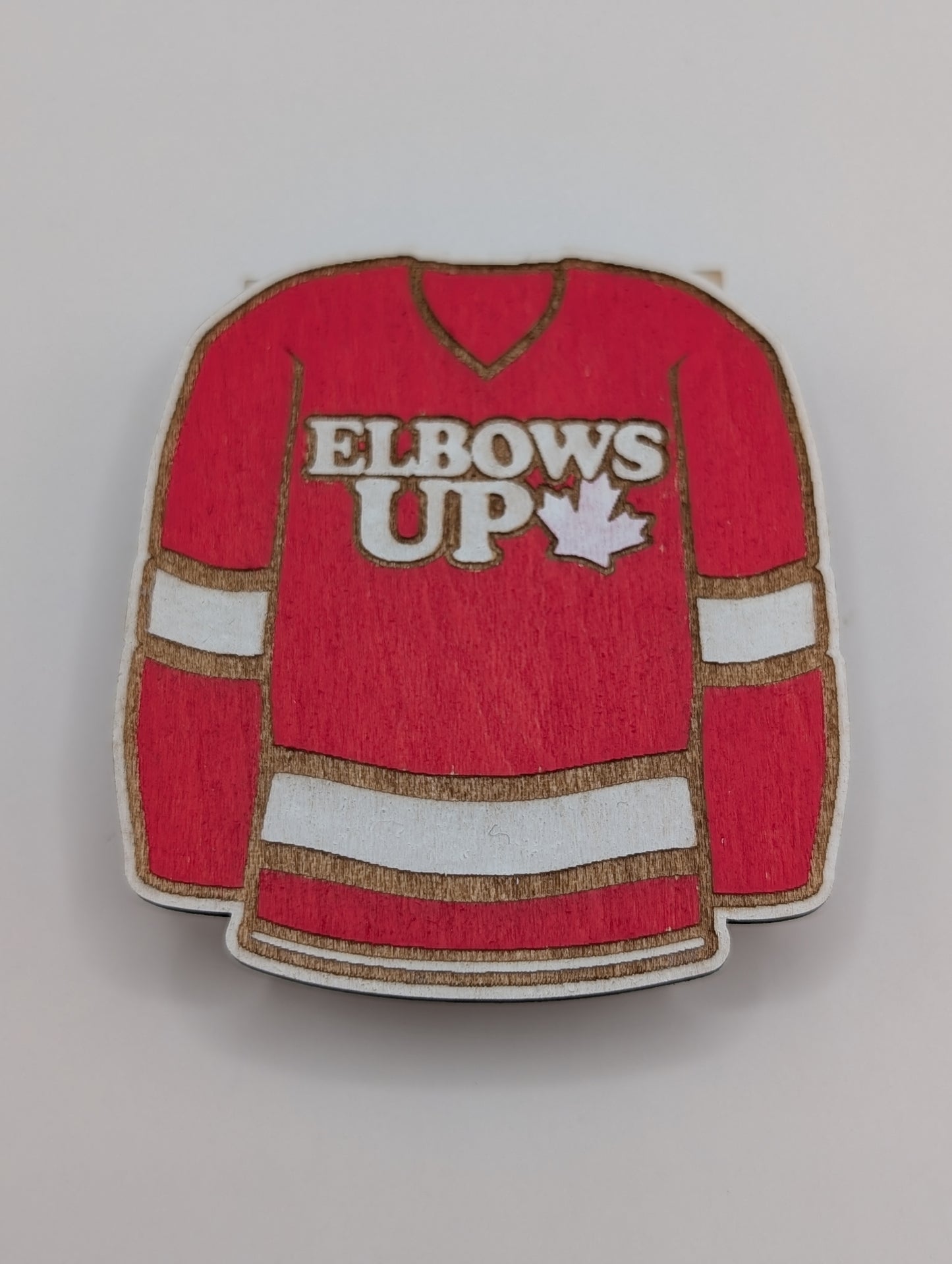Elbows Up Jersey Magnet