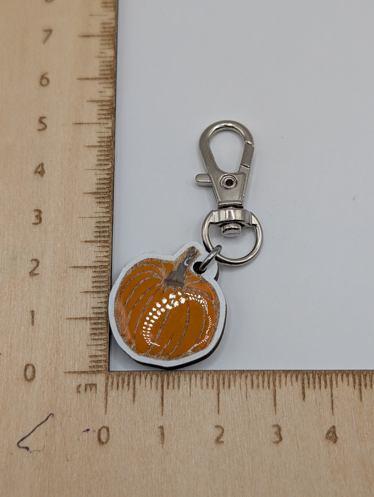 Pumpkin Zipper Pull