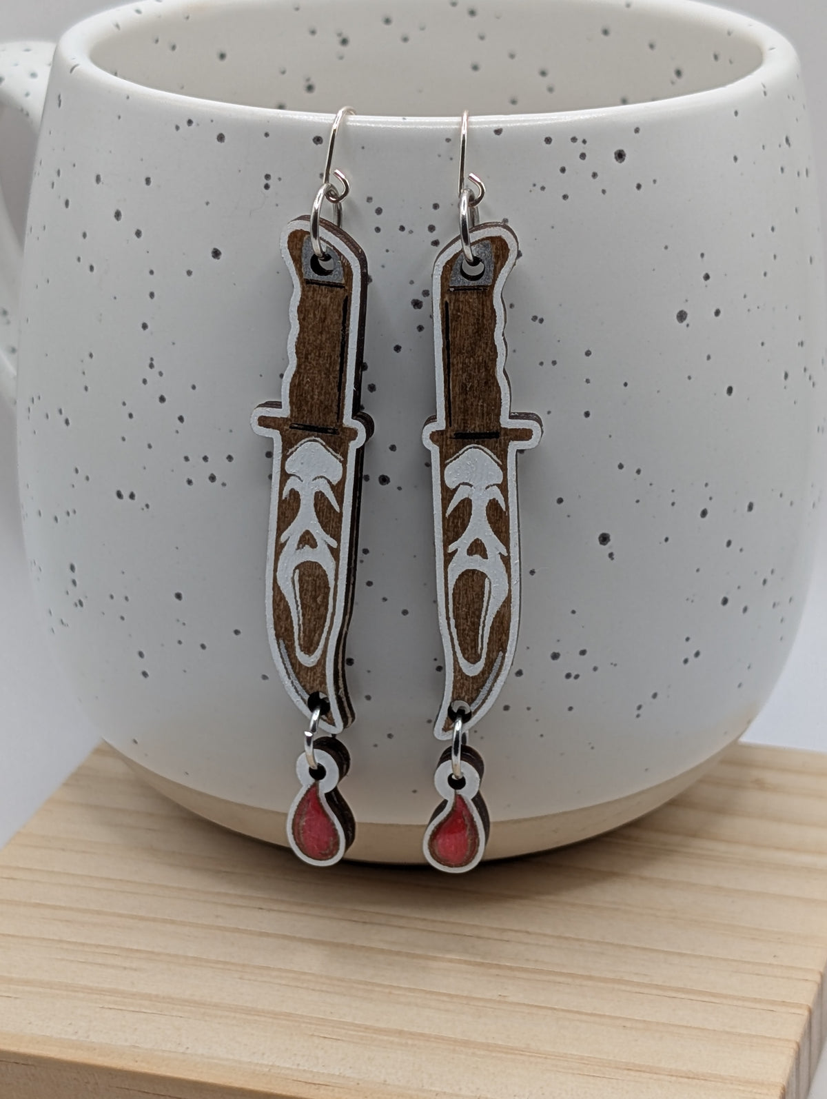 Ghostface Inspired Dangles