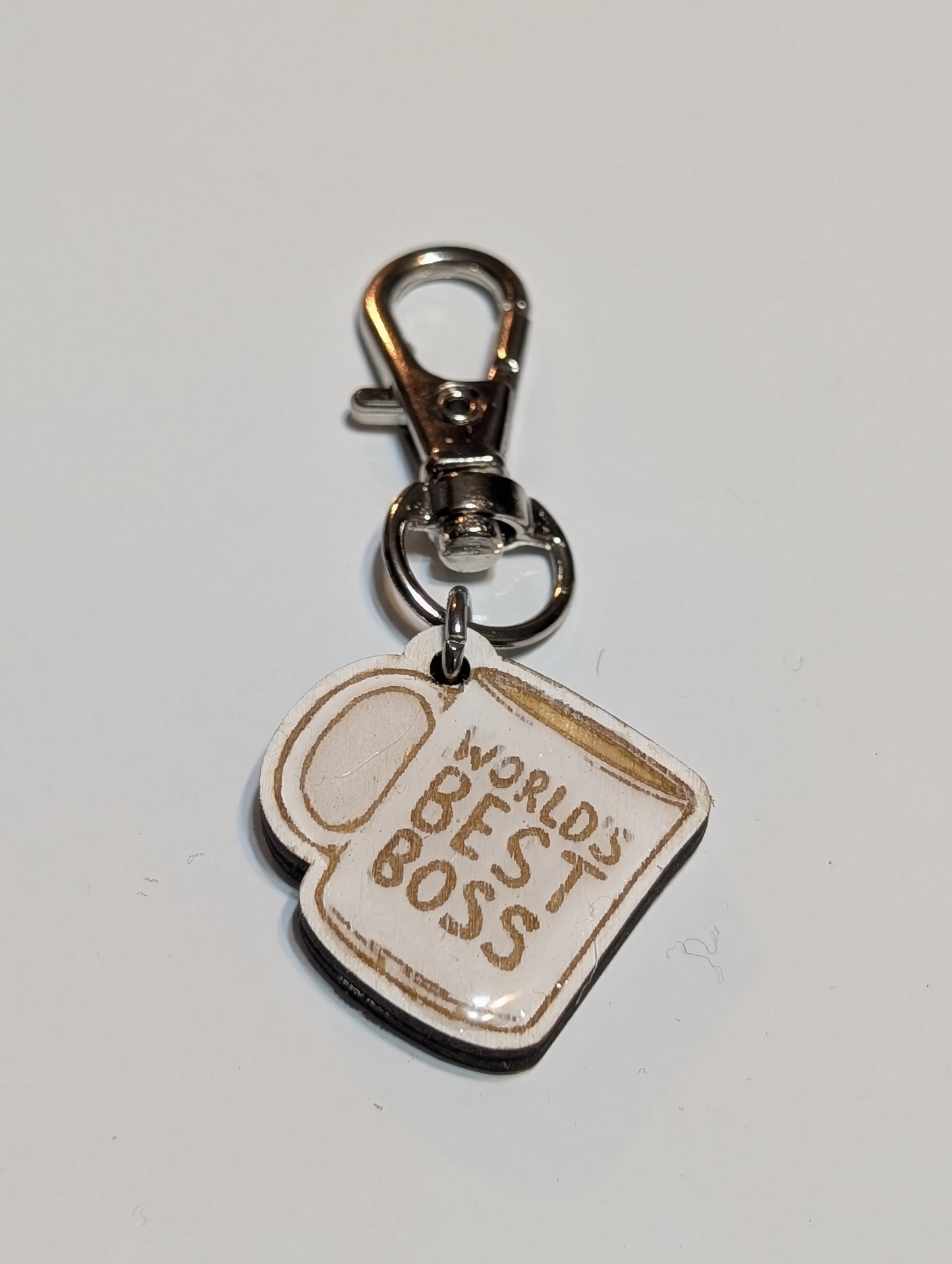 Worlds Best Boss Zipper Pull