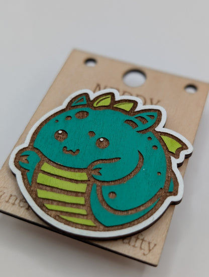 Green Dragon Pin