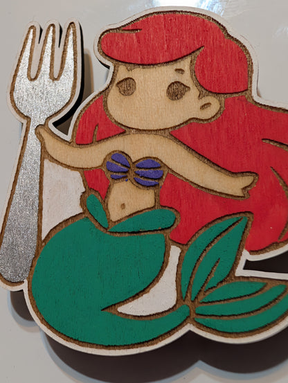 Giant Fork Mermaid Magnet