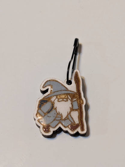 Little Wizard Stitch Marker or Zipper Pull