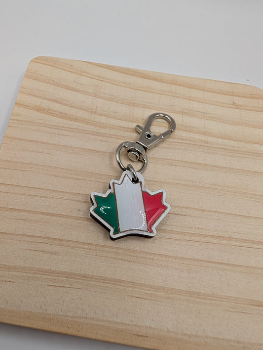 Italy/Canada Unity Zipper Pull