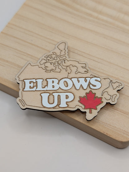 Elbows Up Magnet