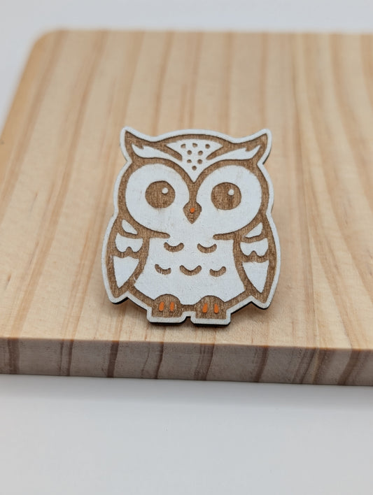 Snowy Owl Pin
