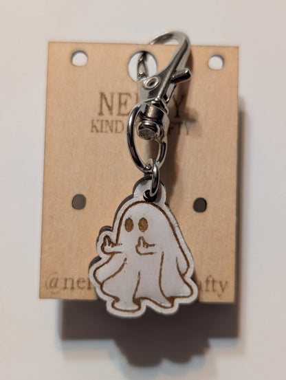 Boo Sheet Zipper Pull