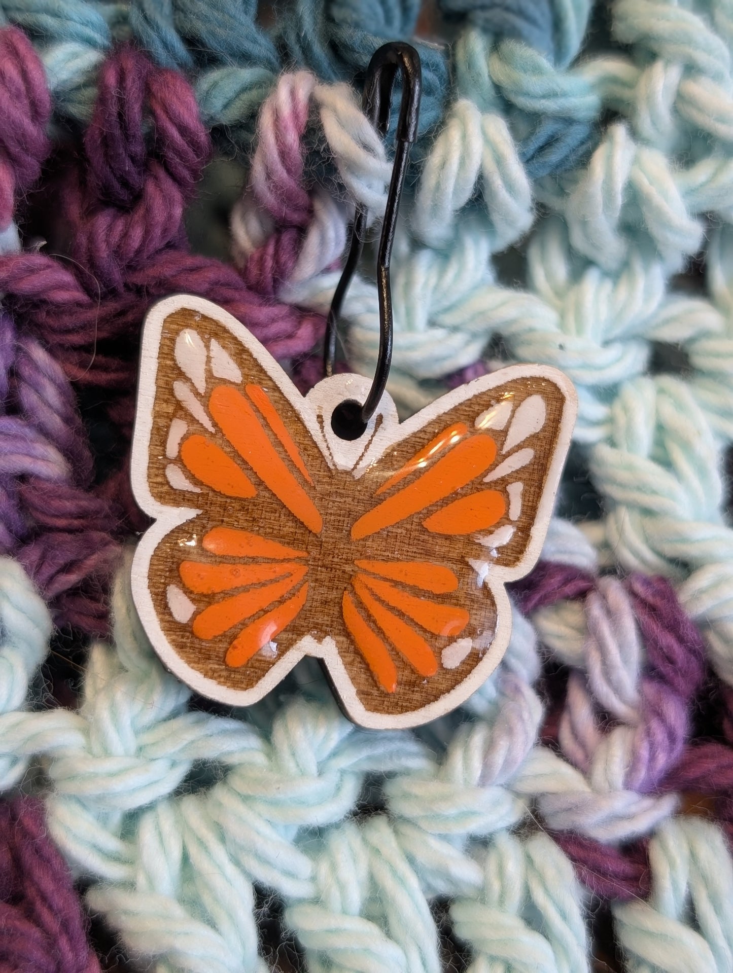 Monarch Butterfly Stitch Marker
