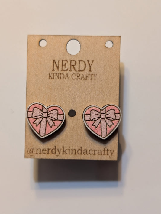 Valentine Heart Studs