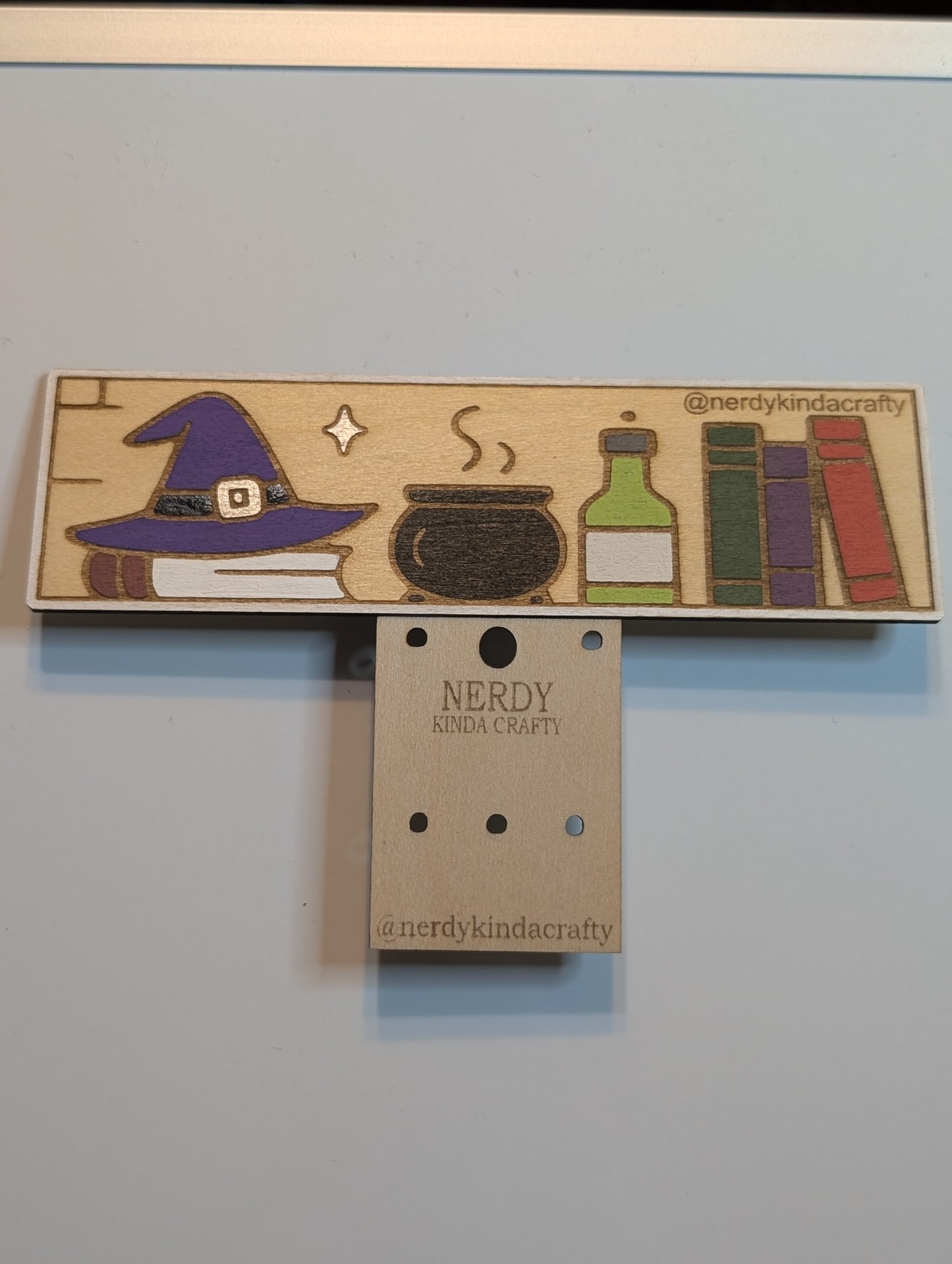 Witchy Bookshelf Bookmark