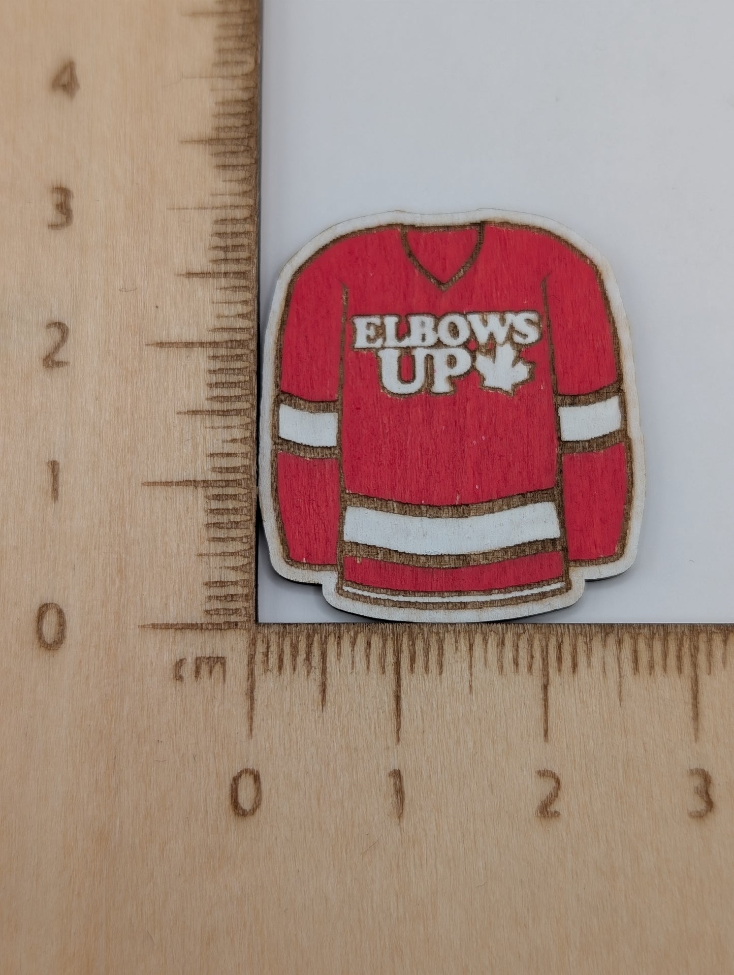 Elbows Up Jersey Pin